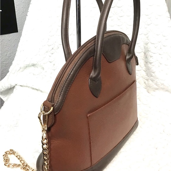 Burberry Leather 2 Way Satchel - Picture 3 of 12